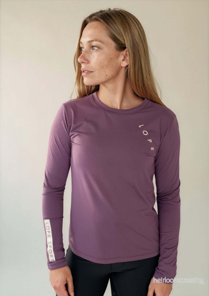 LIQUID FIT lila långärmad funktionstopp LIQUID FIT lila långärmad funktionstopp