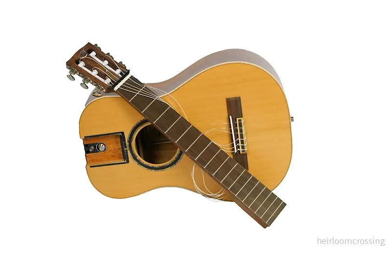 Journey Instruments OC520L First Class – Vänsterhänt klassisk gitarr i cederträ och ebenholts - Bild 2