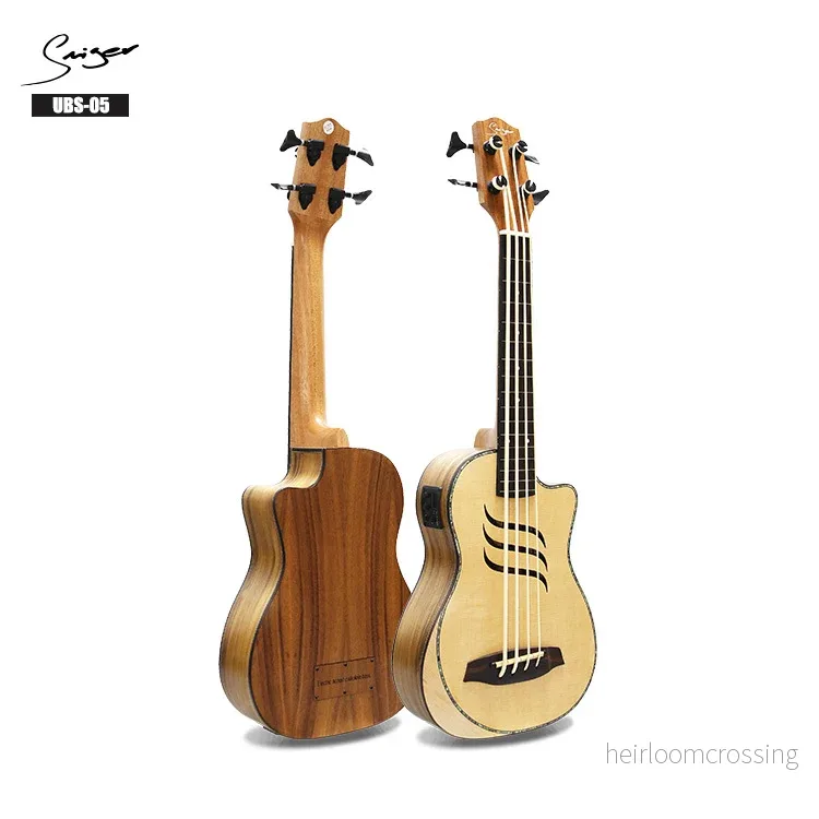 Ukulelebas med topp i gran - Bild 3