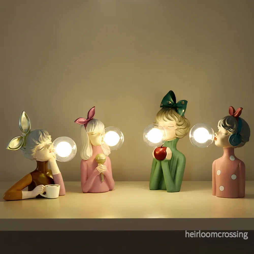 Dekorativ lampa med glasrör - CozyMuse - Bild 2