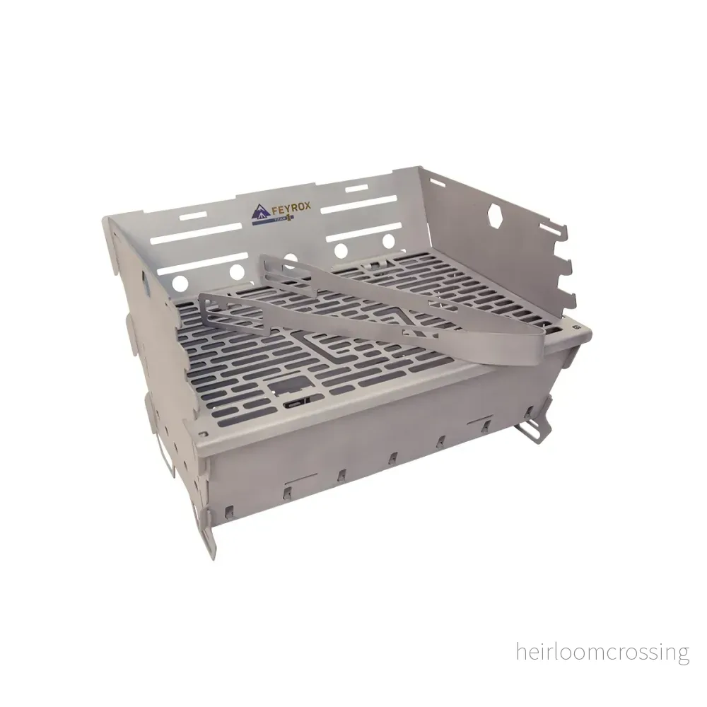 Feyrox grill i titan – portabel