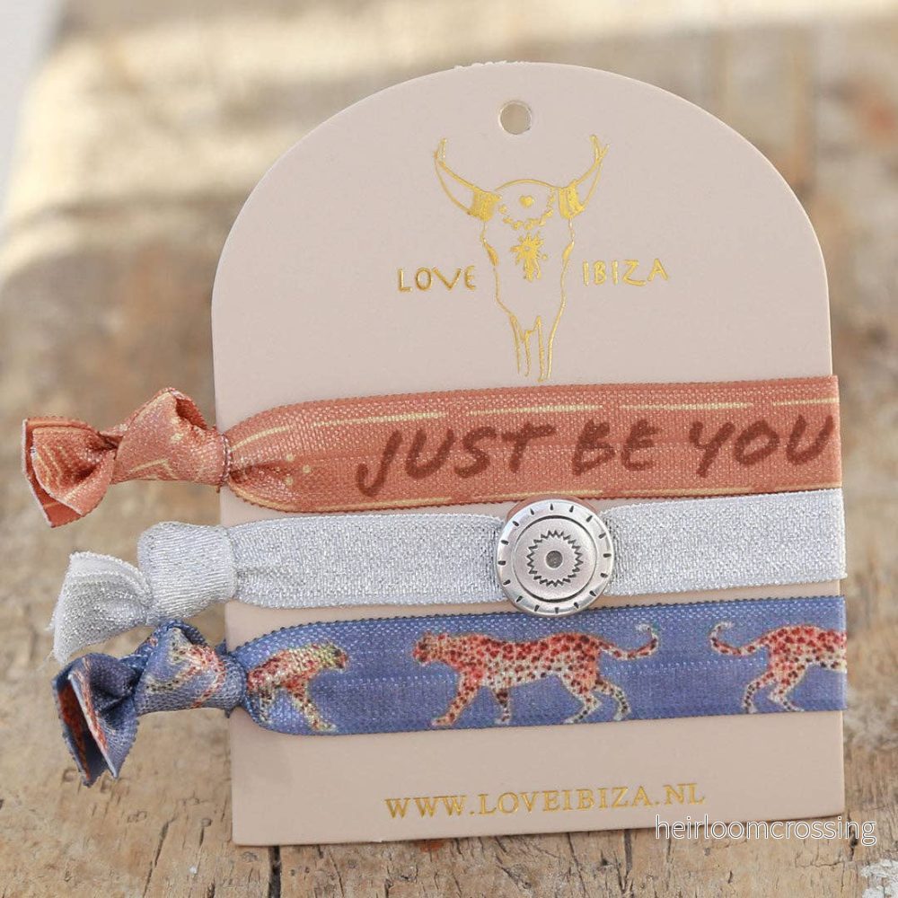 Just be you-Elastiska hårband 3st med smyckedetalj Just be you-Elastiska hårband 3st med smyckedetalj