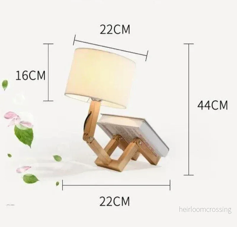 Trälampa med bokstöd - RutanFlex - Bild 3