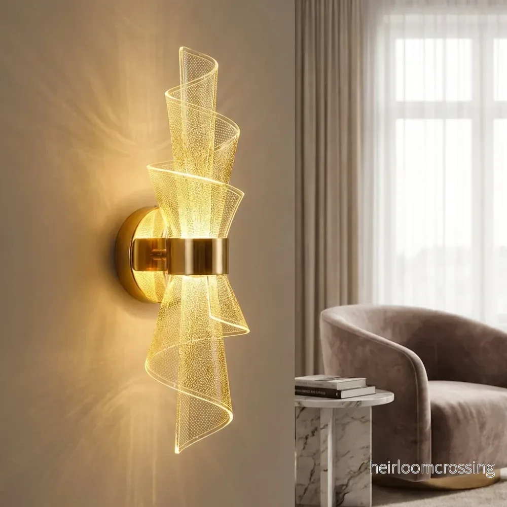 Modern dekorativ vägglampa - Aurellis