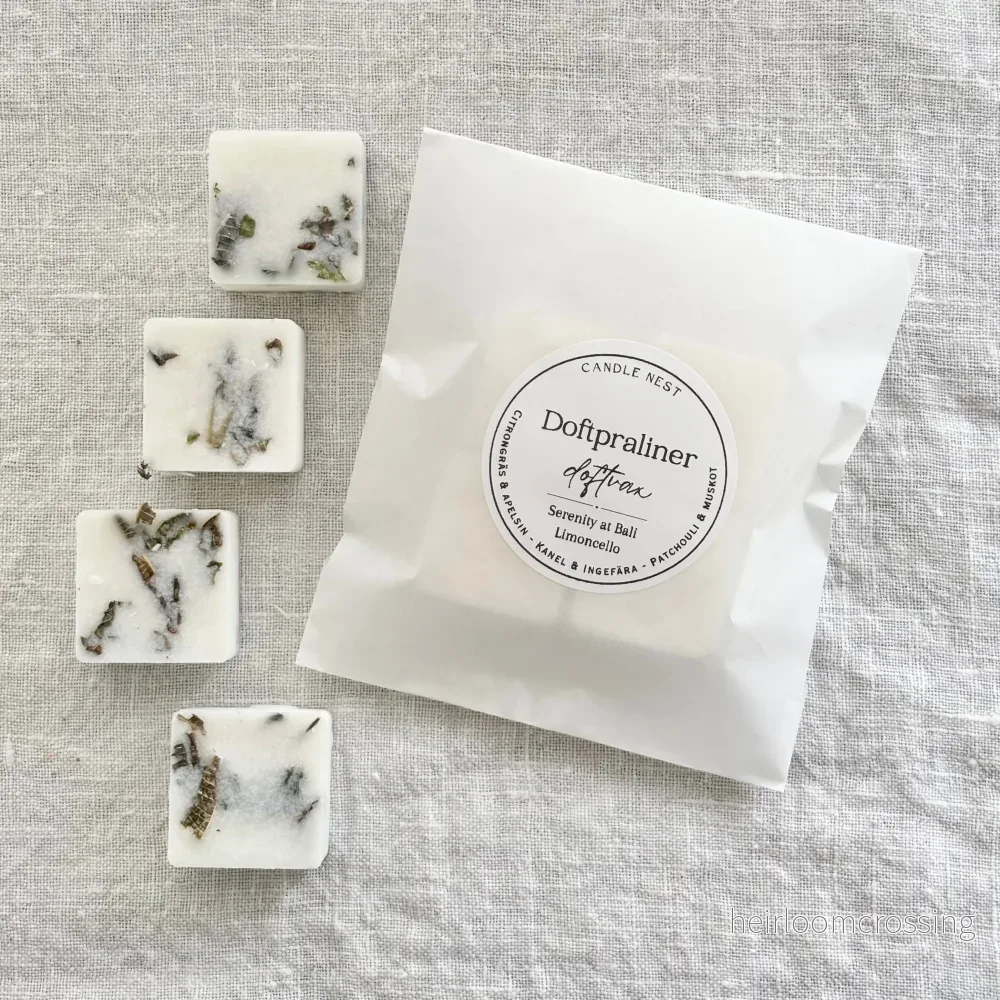 Doftvax – citrongräs & ingefära för aromalampa – Serenity at Bali / Limoncello (4 Doftpraliner™) Doftvax – citrongräs & ingefära för aromalampa – Serenity at Bali / Limoncello (4 Doftpraliner™)