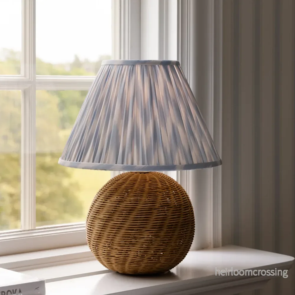 Lampshade Ikat Azure Large - Bild 2