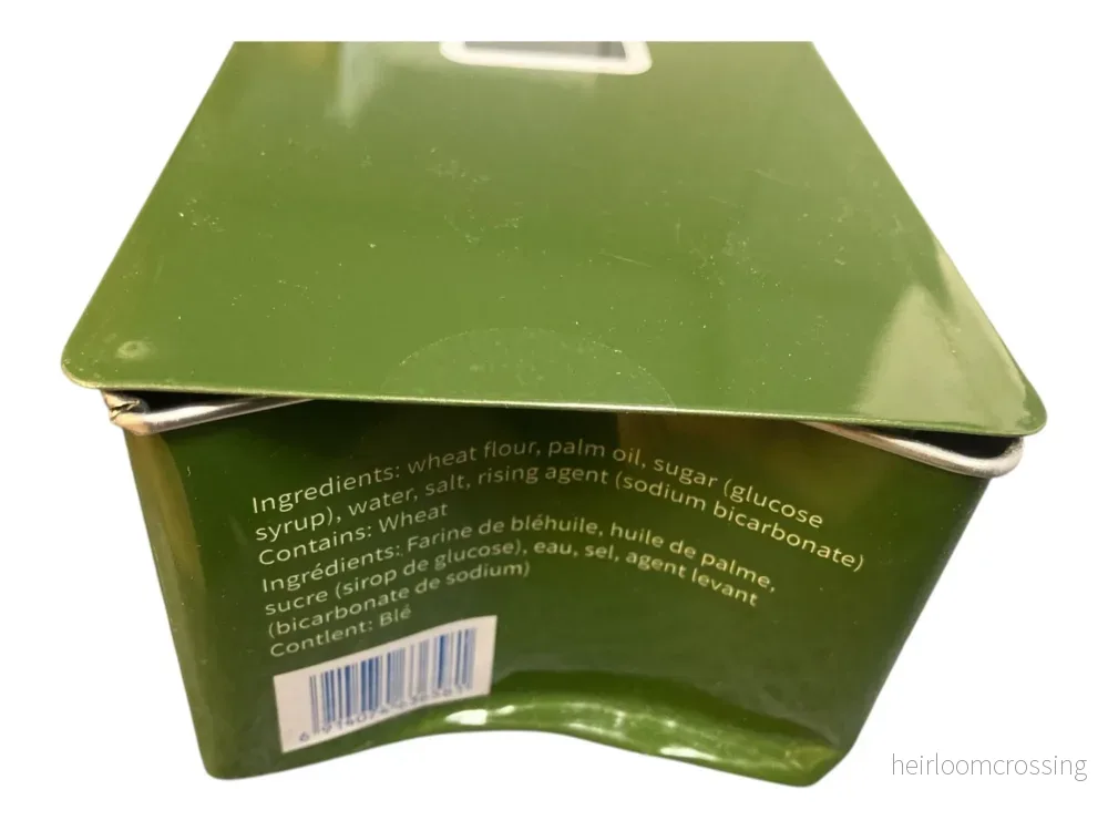 Outlet - Nödkakor i plåtburk för snygg och säker förvaring 6x200 gr skadad burk - Bild 2