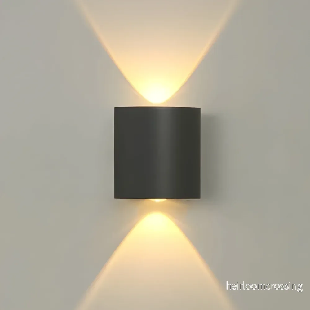 Vägglampa LED upp och ner – inne och ute, modern fasadbelysning - Bild 3