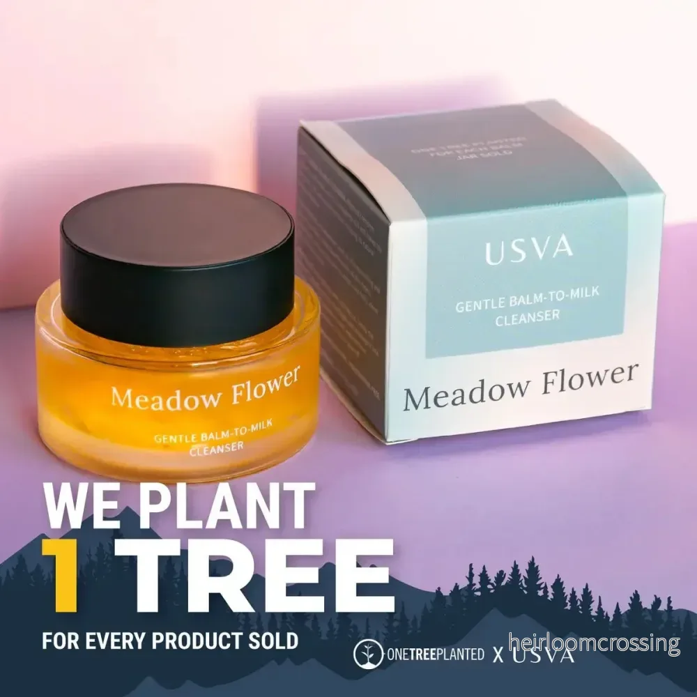 Meadow Flower Gentle Balm-to-Milk Cleanser - Naturlig Ansiktsrengöring 50ml - Bild 2