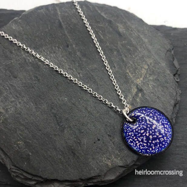 Halsband med glasemalj Candy - Bild 3
