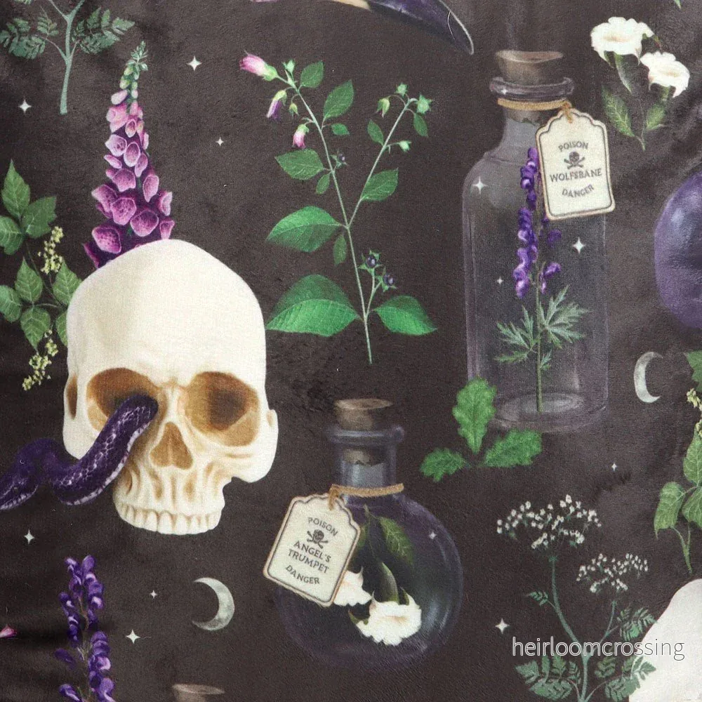 35cm Square Venom & Vines Print Cushion - Bild 3