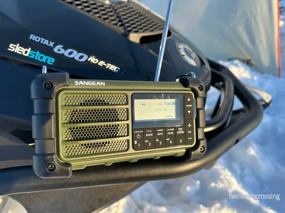 Sangean allväders radio MMR99 FM/AM Grön - Bild 2