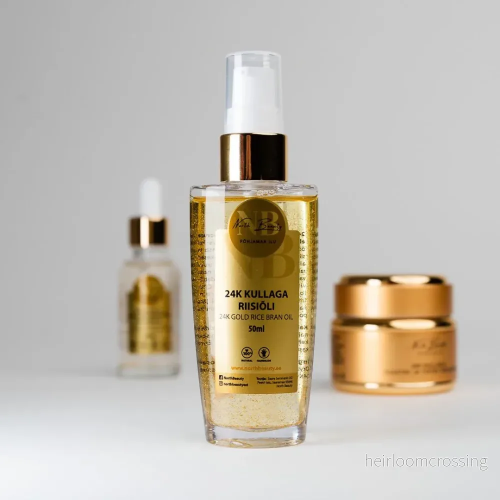 24K Gold Gift Set – Lyxig Anti-Age Presentförpackning - Bild 3
