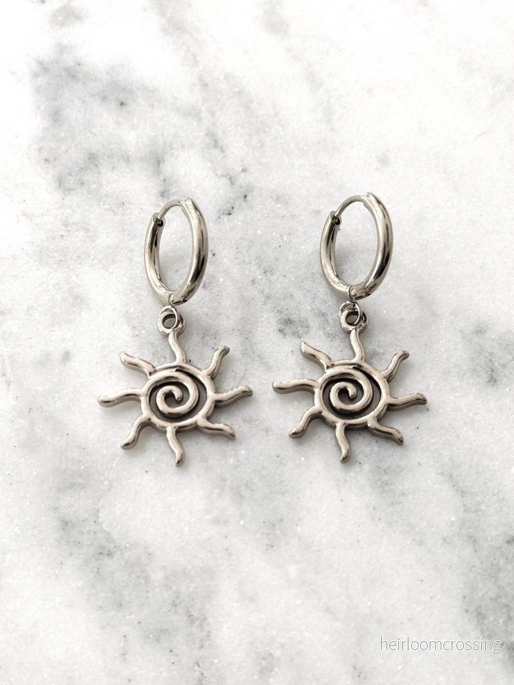 El Sol Hoops: Silver