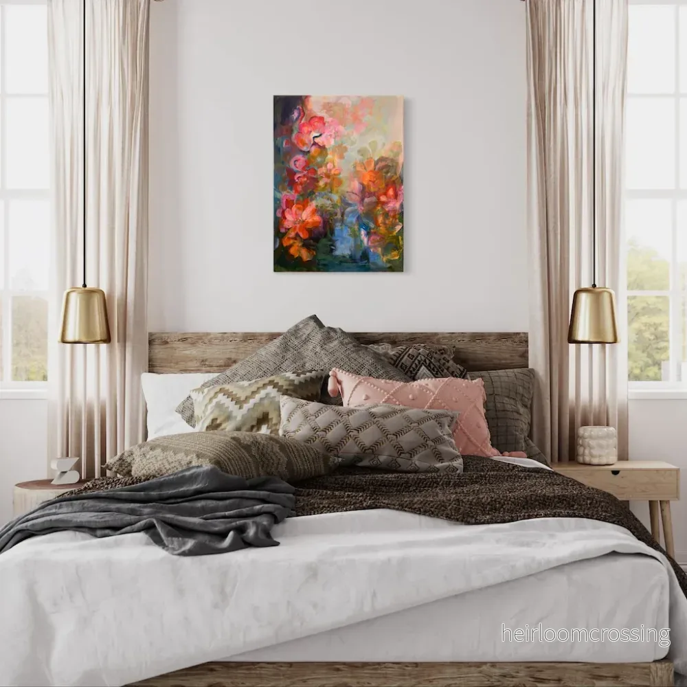 Flowerpower 1 – originalmålning - Bild 2