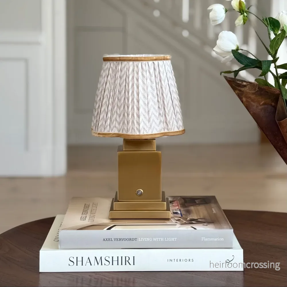 Lampshade Sand Herringbone Medium - Bild 3