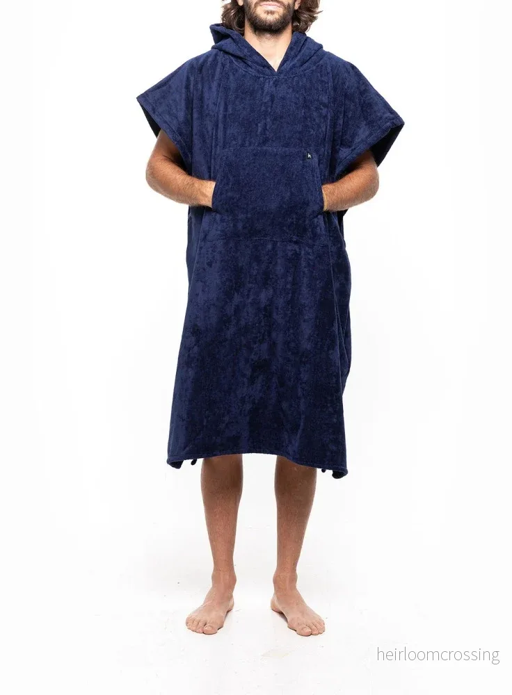 Badponcho Terry Blå - Bild 2