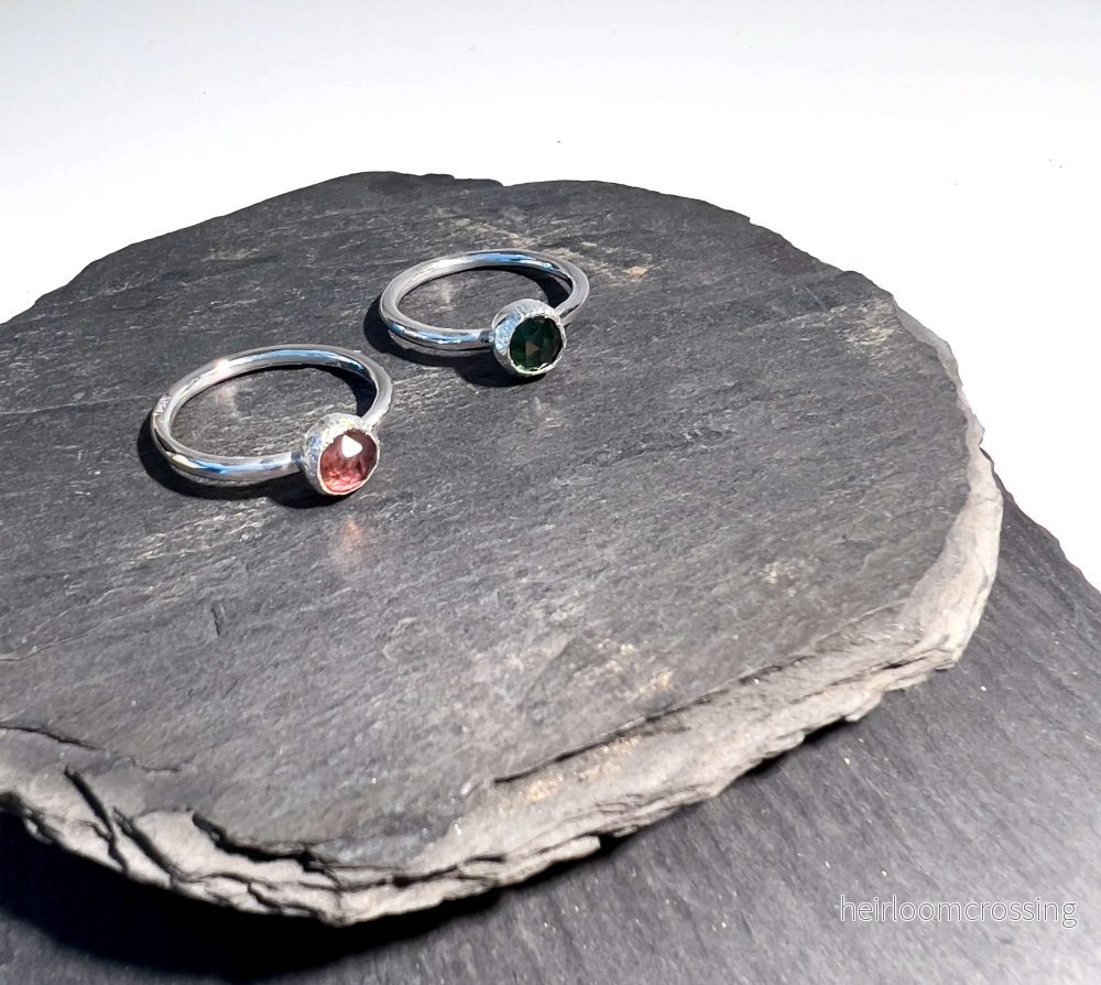 Silverring med ädelsten Candy Big3 - Bild 3