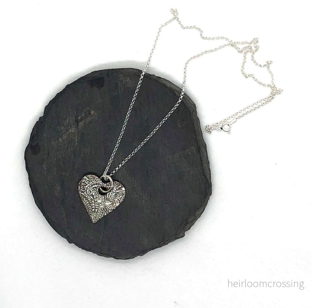 Paisley-mönstrat silverhalsband nr 2 - Bild 3