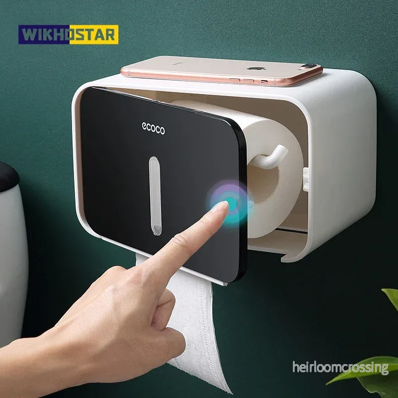 Waterproof Wall-Mounted Toilet Paper Holder-Homynord Waterproof Wall-Mounted Toilet Paper Holder-Homynord