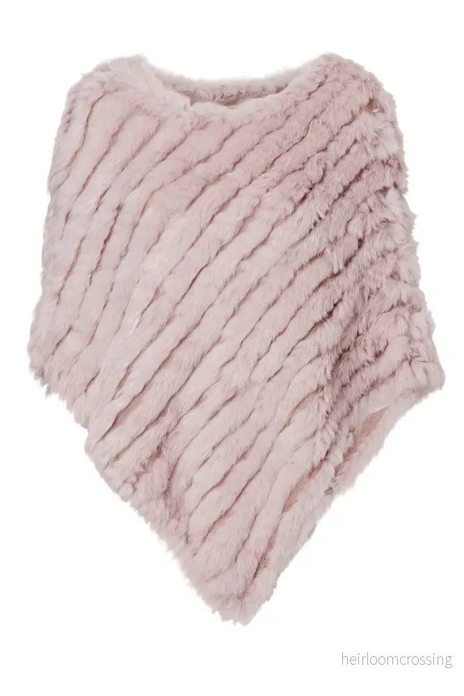 Pälsponcho Rosa Pälsponcho Rosa