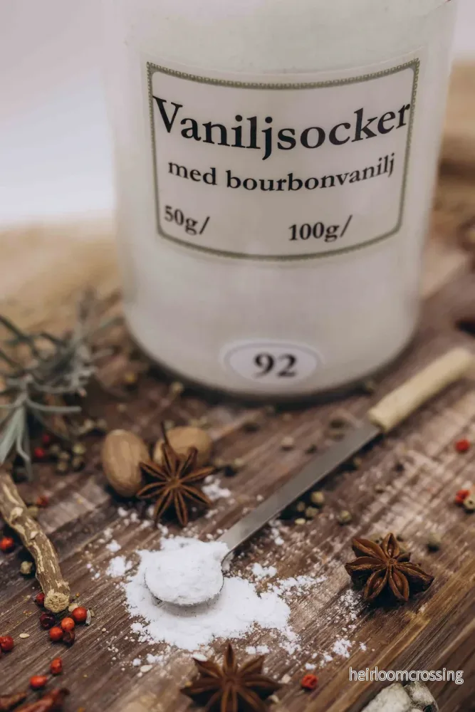 Vaniljsocker med Bourbonvanilj