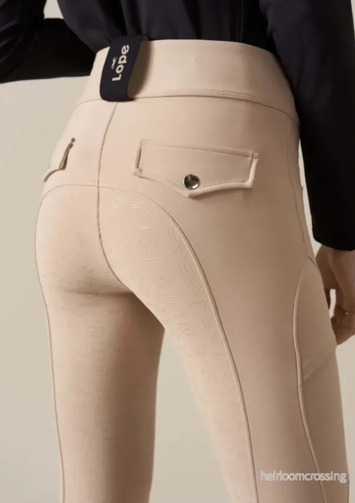 The Flow Ridbyxor med kompression Beige The Flow Ridbyxor med kompression Beige