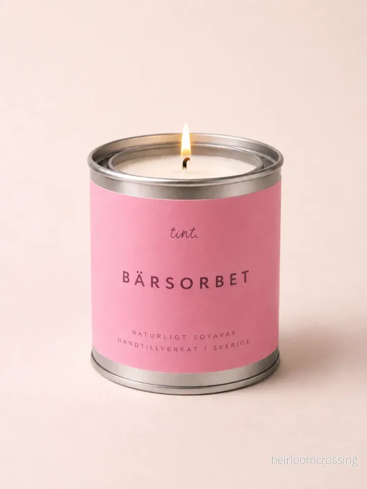 Bärsorbet - Handgjort doftljus från soyavax | Studio Tint - Bild 2
