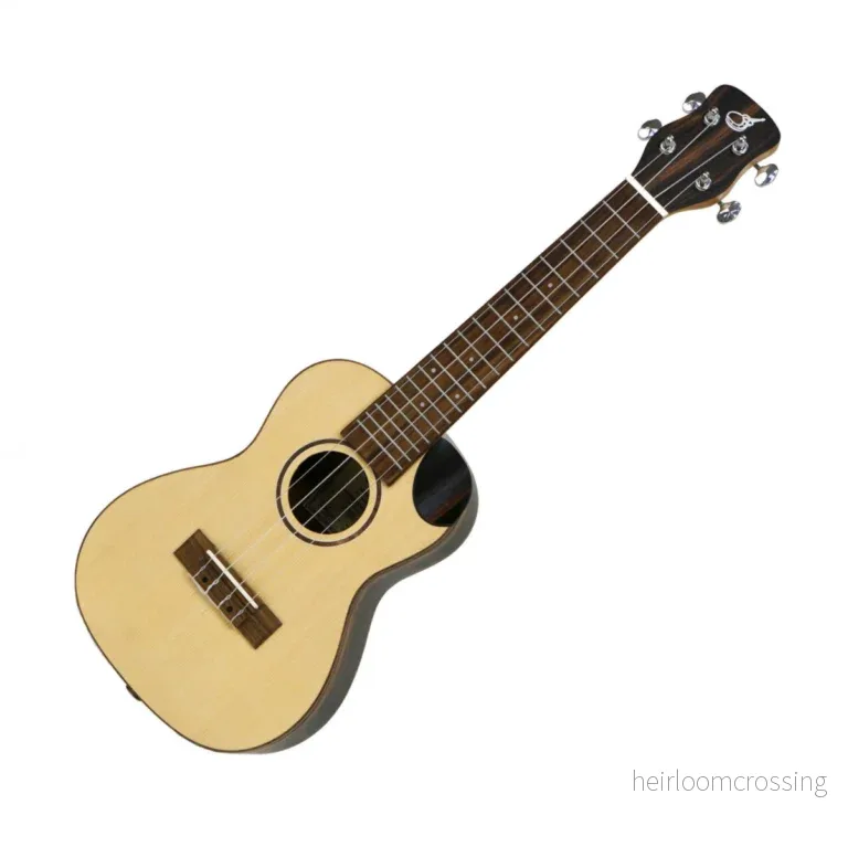 Journey Instruments J-UKE UC490CE – Konsertukulele i gran och ebenholts Journey Instruments J-UKE UC490CE – Konsertukulele i gran och ebenholts