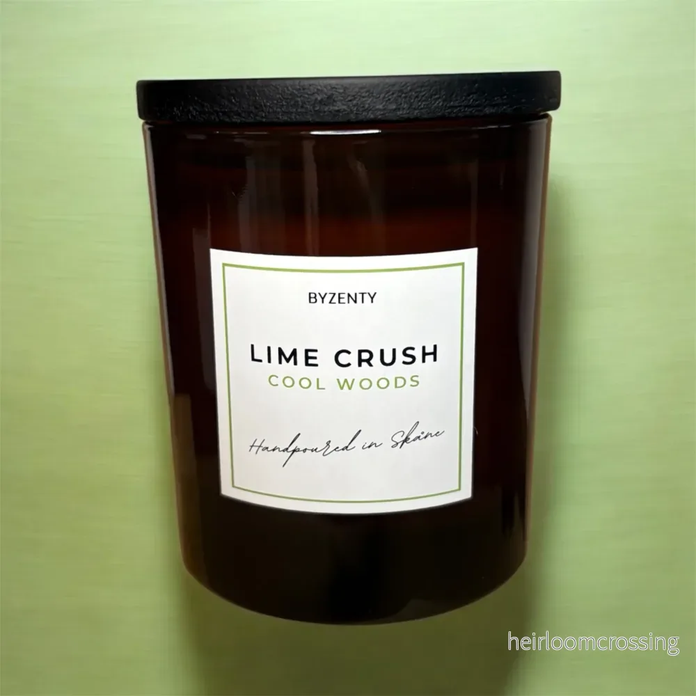 Lime Crush Cool Woods Scented Candle