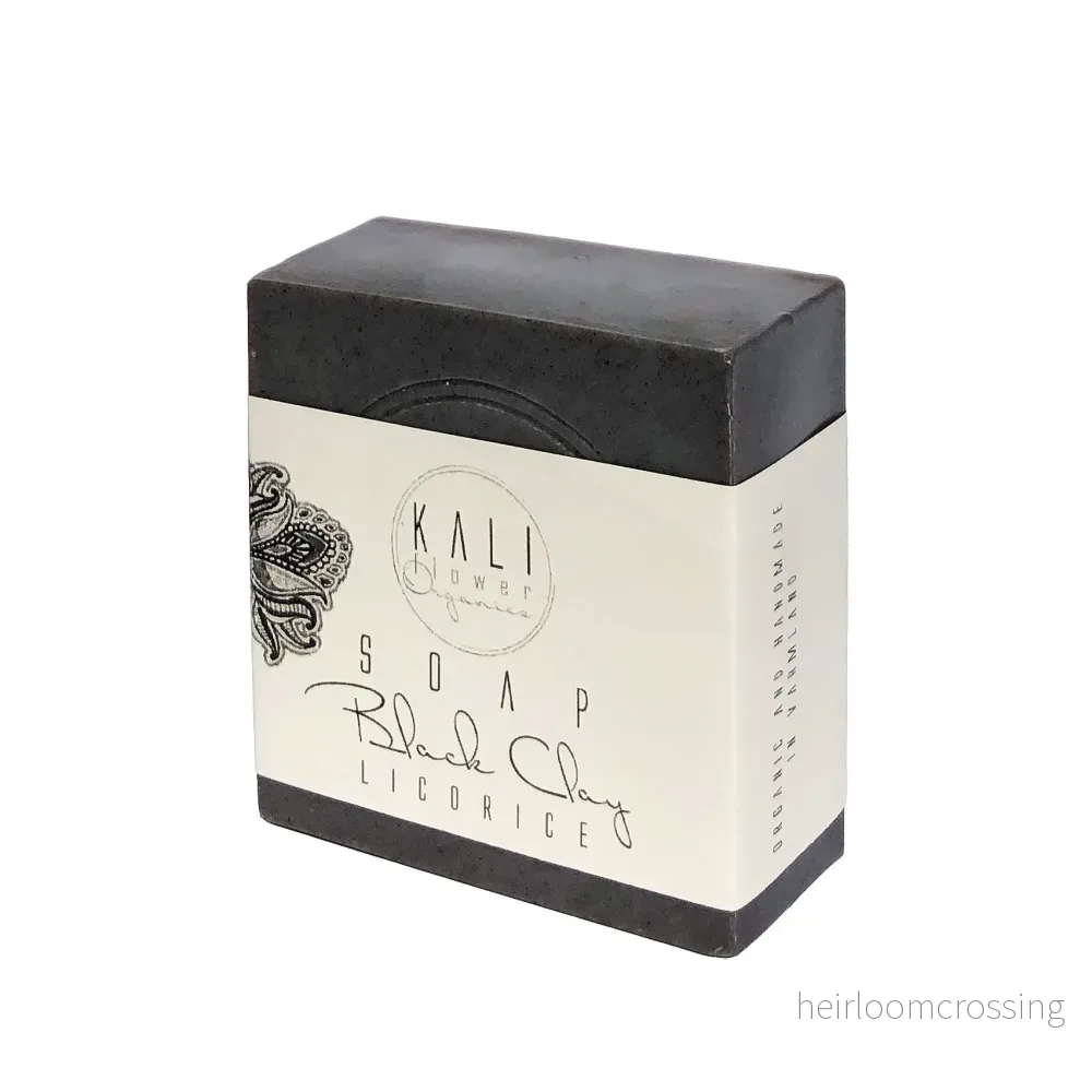 Black clay licorice – Ekologisk handgjord tvål Black clay licorice – Ekologisk handgjord tvål