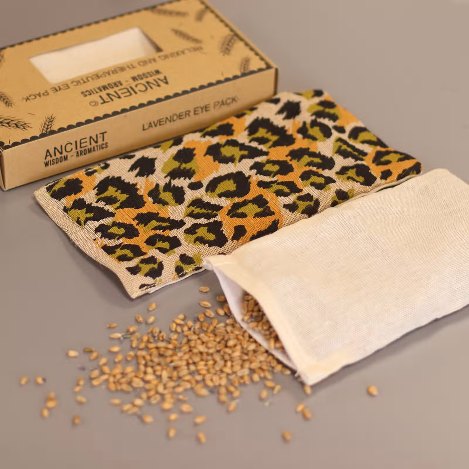 Lavendelögonkudde i presentask – Nattleopard - Bild 3