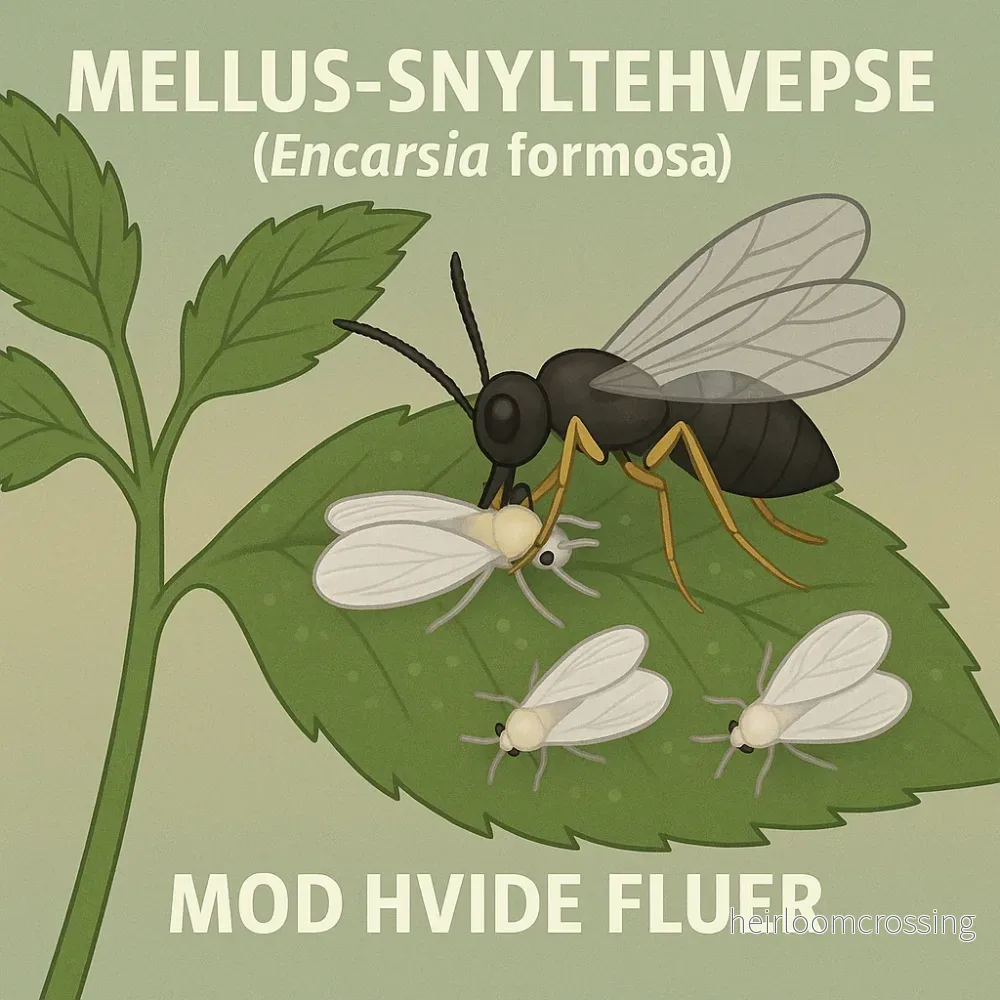 Mellus parasitgetingar (Encarsia formosa) | mot vitflugor Mellus parasitgetingar (Encarsia formosa) | mot vitflugor