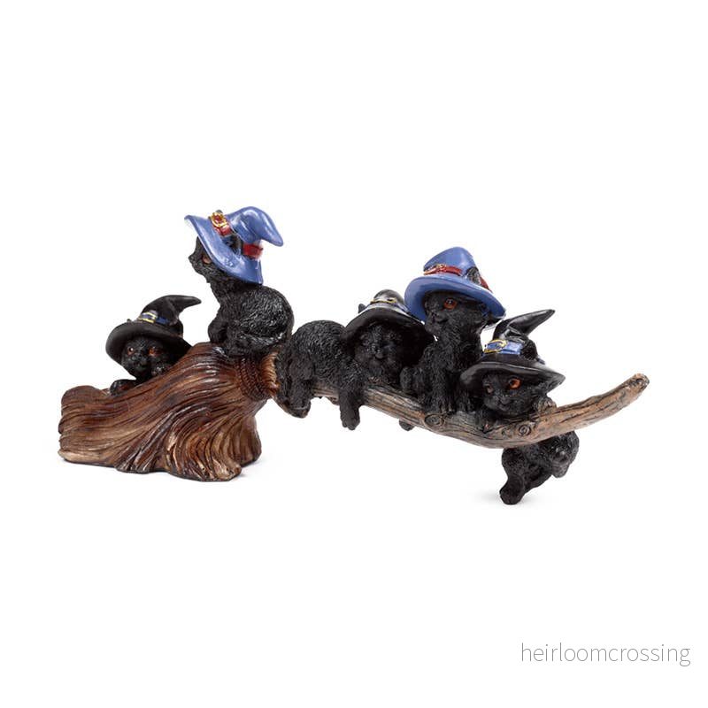 Häxans Svarta Katt – Dekoration i Resin - Bild 3