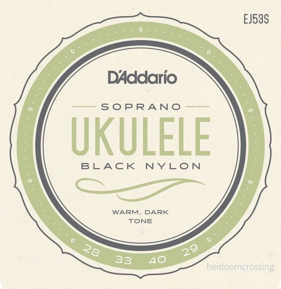 D’Addario – Svart Nylon – Sopran – EJ53S D’Addario – Svart Nylon – Sopran – EJ53S