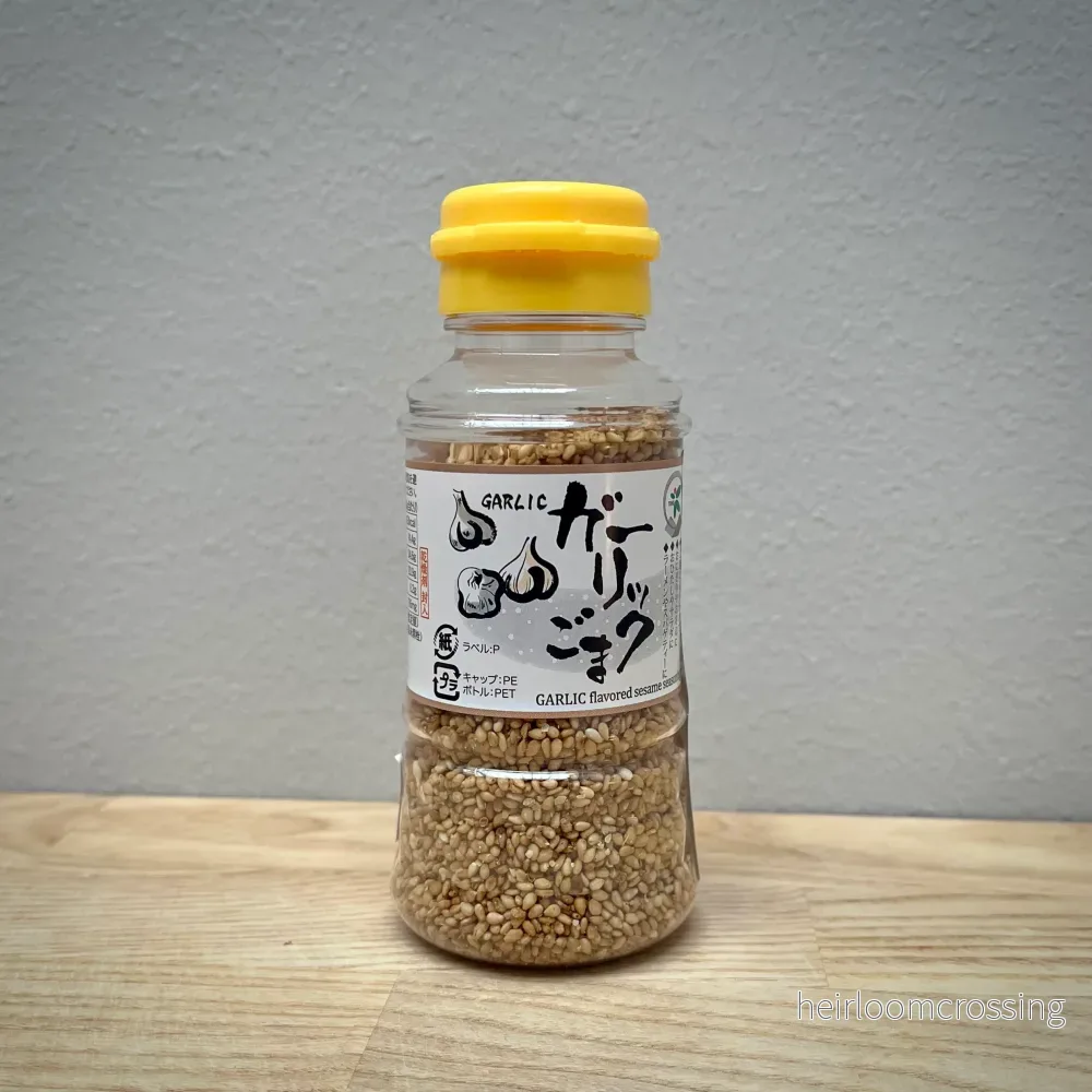 Rostade sesamfrön smaksatta med vitlök 80gr