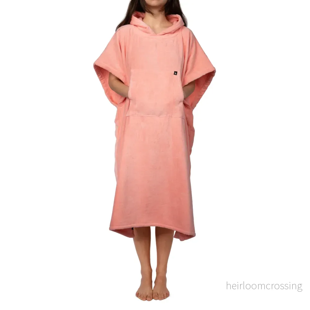 Badponcho Terry Rosa - Bild 3