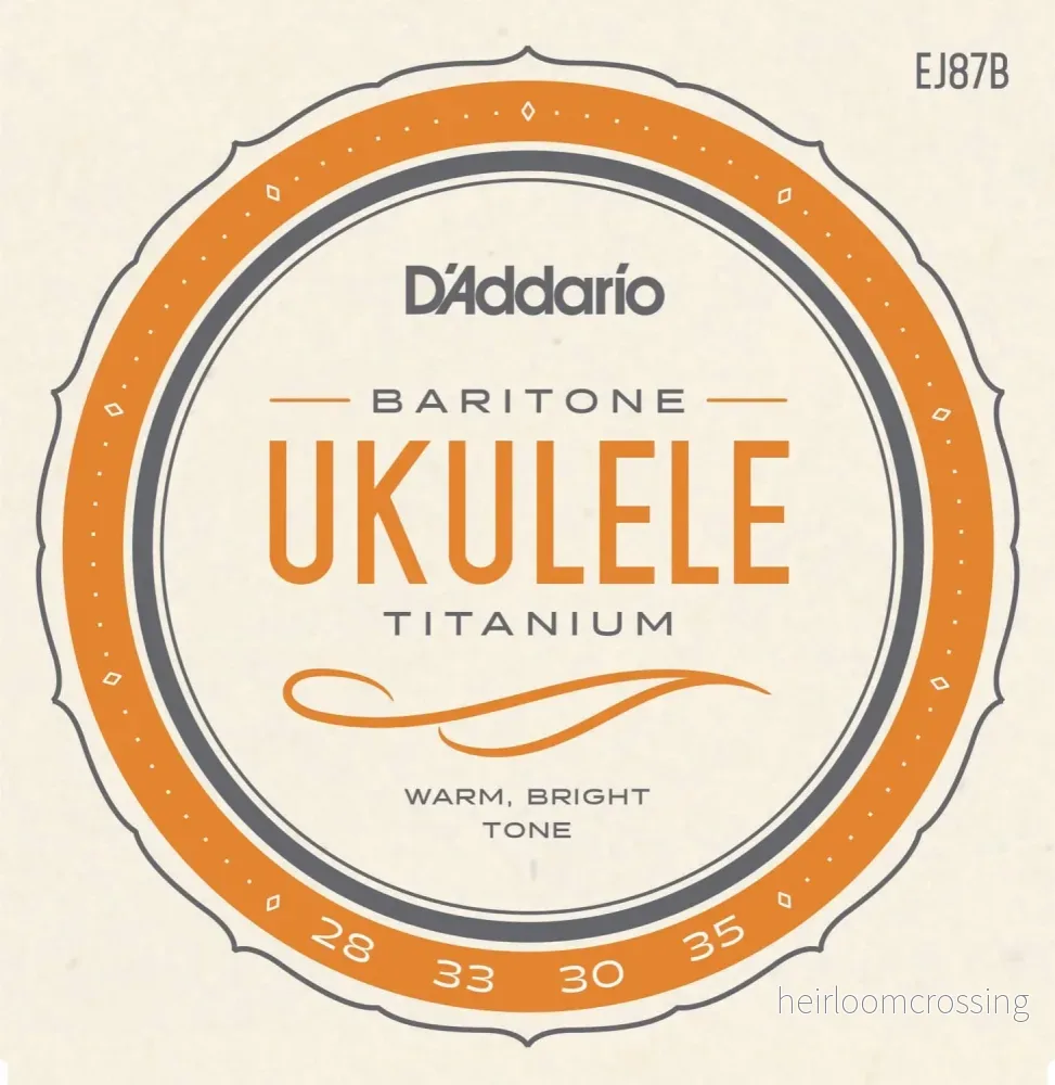 Titanium – Strängar till barytonukulele (låg D)
