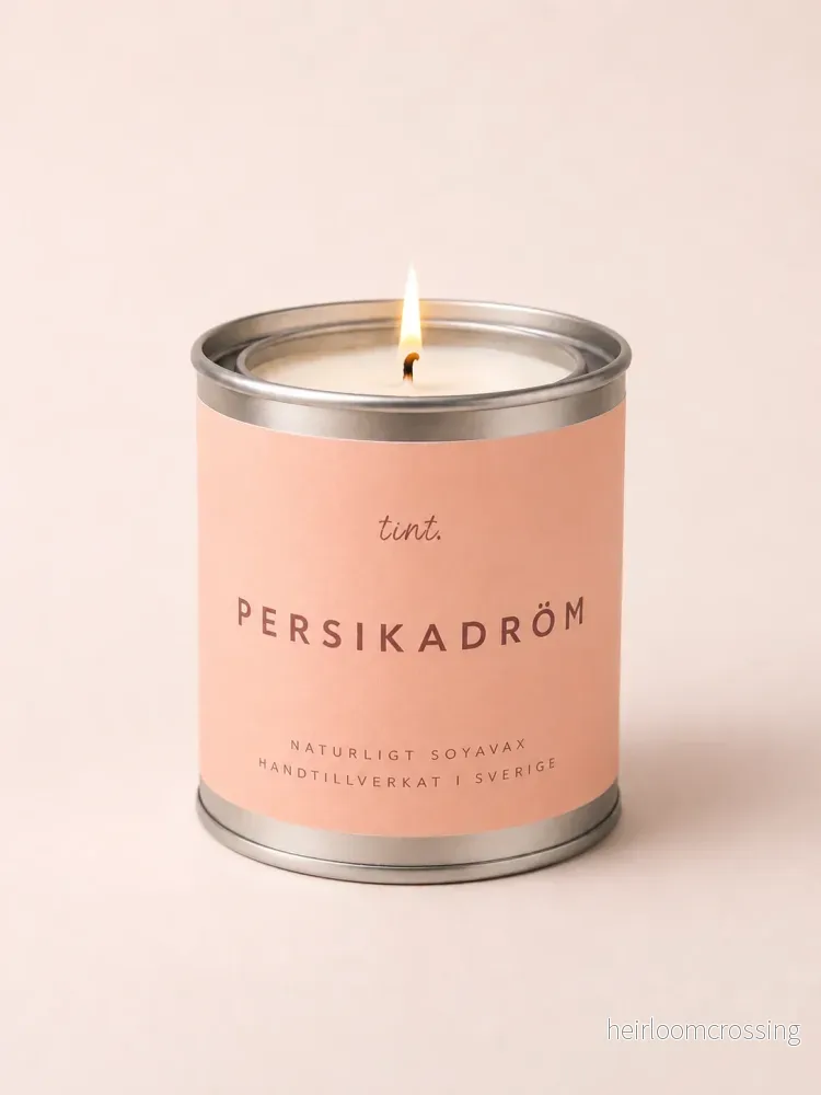 Persikadröm - Handgjort doftljus från soyavax | Studio Tint - Bild 2