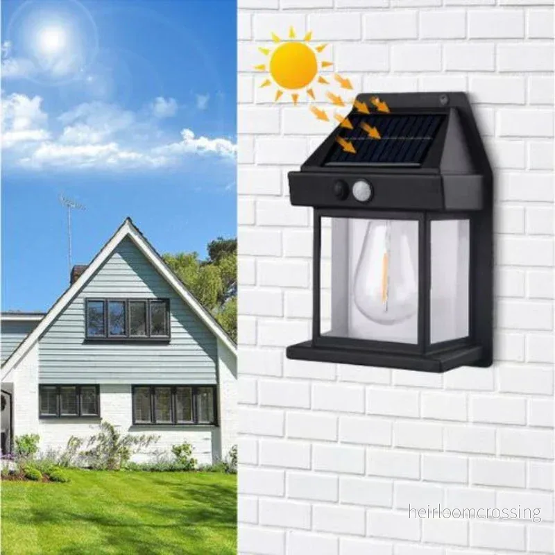Hållbar solvägglampa – Solaris