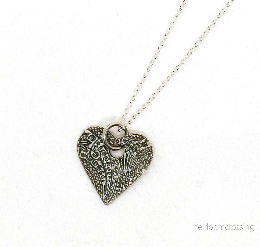 Paisley-mönstrat silverhalsband nr 2 Paisley-mönstrat silverhalsband nr 2
