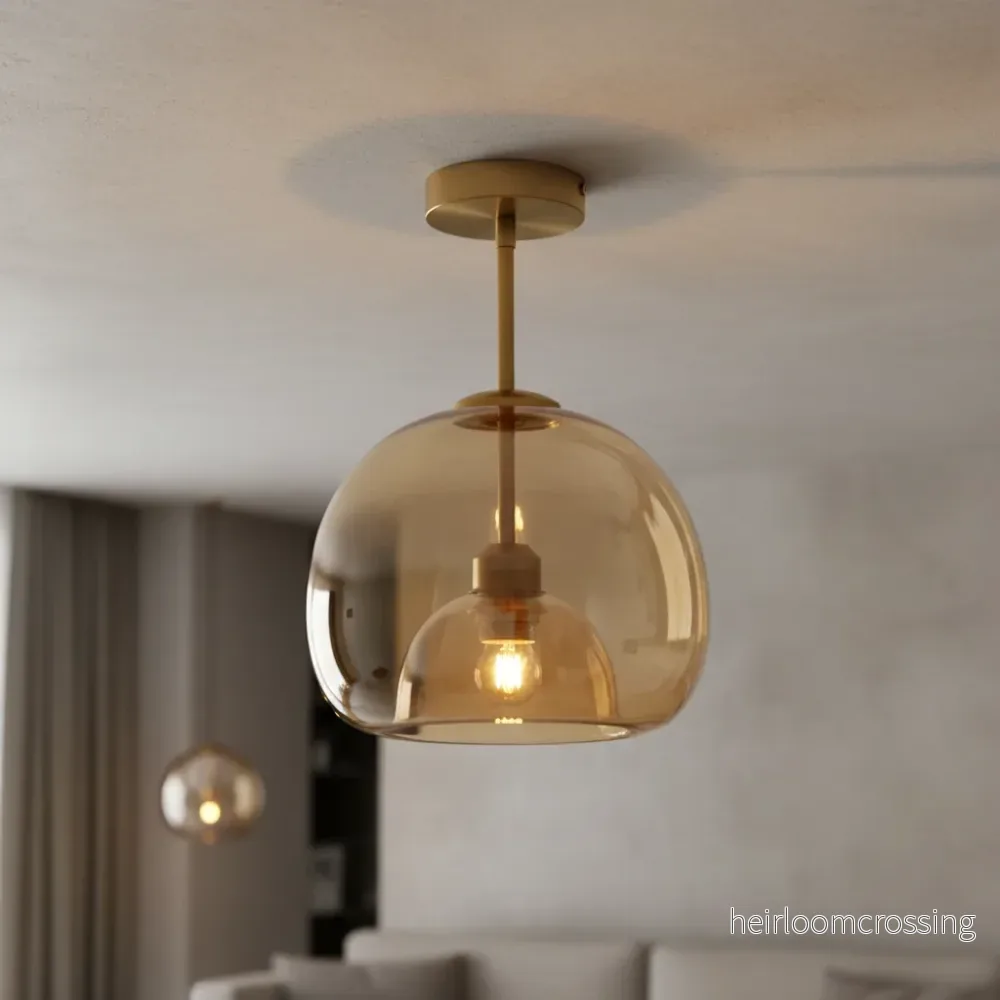Modern guldfärgad och svart designlampa - Aurelight