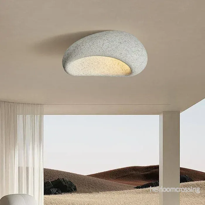 Naturlig Wabi-Sabi Taklampa - SereneAura - Bild 2