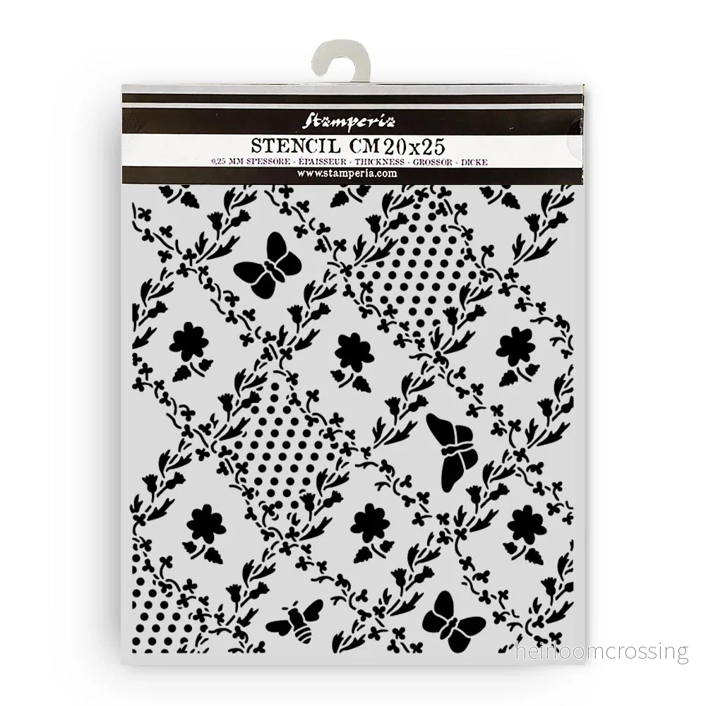 Cut laser stencil for Art and Craft cm 20X25