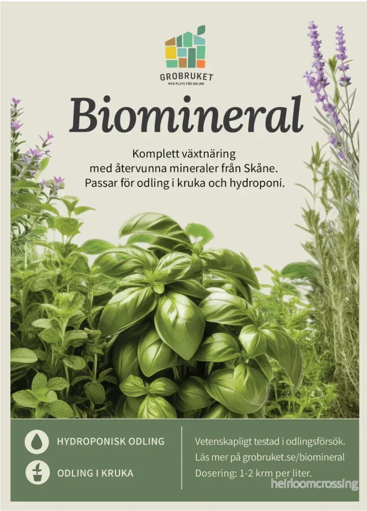 Biomineral Hydroponisk Näring - Koncentrerad Växtnäring För Alla Odlingstyper, miljövänlig! - Bild 2