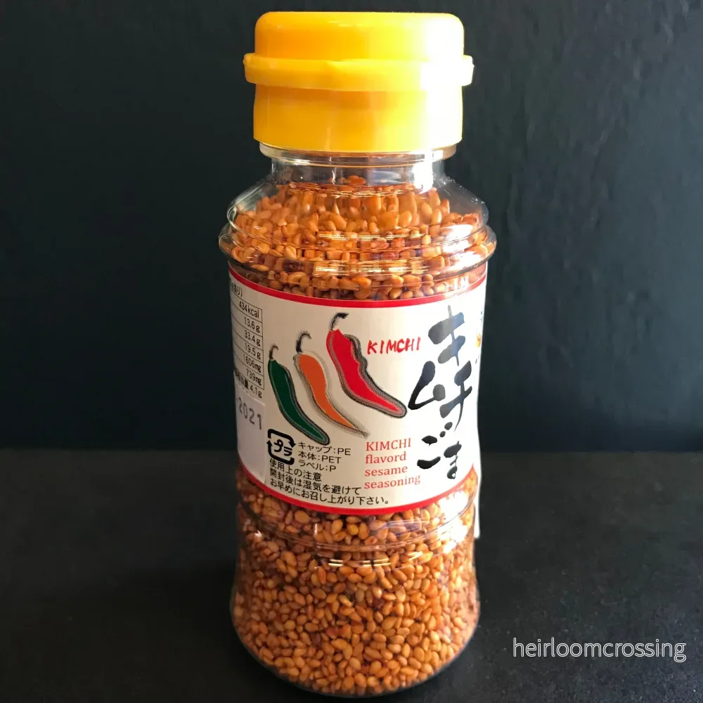 Rostade sesamfrön smaksatta med Kimchi Rostade sesamfrön smaksatta med Kimchi