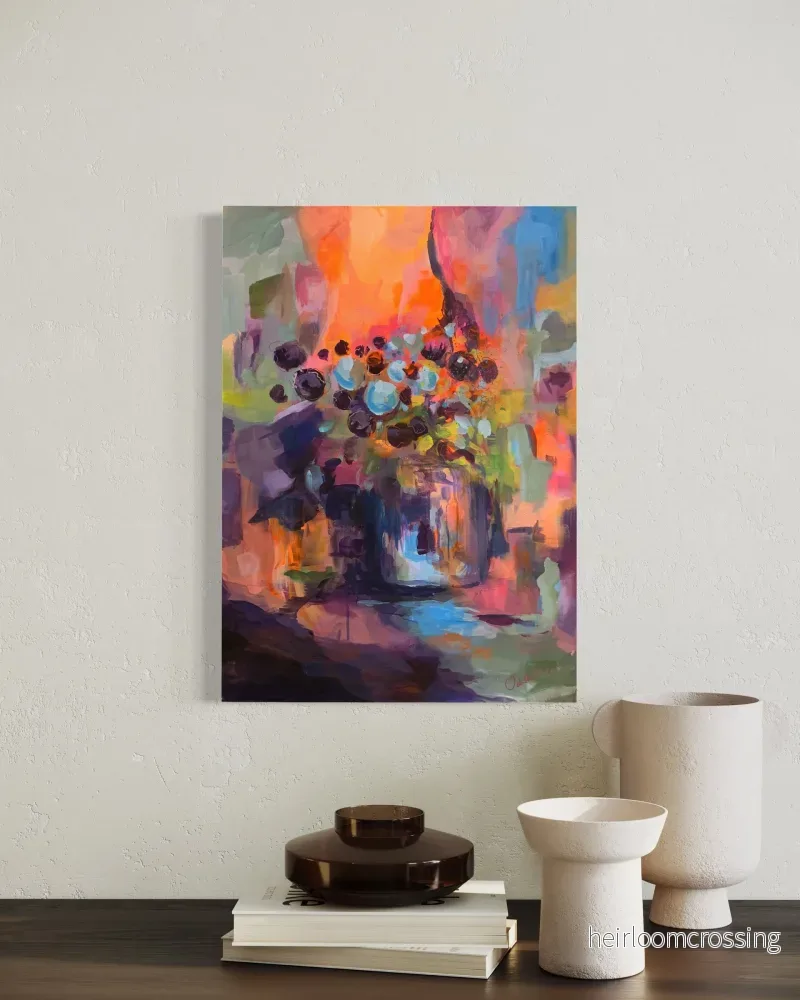 Blommor och omgivning i symbios – Giclée Fine Art Print - Bild 3