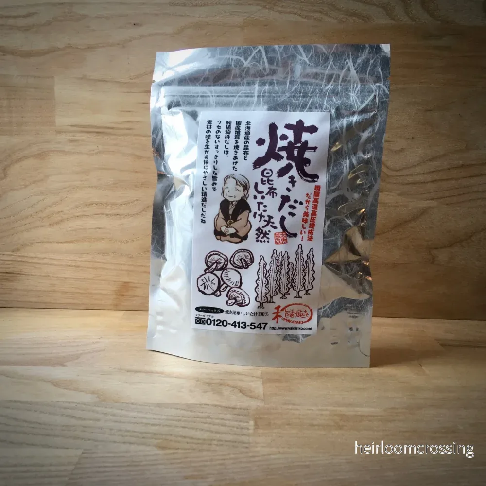 Torkad Shiitake-dashi ”Yakidashi”