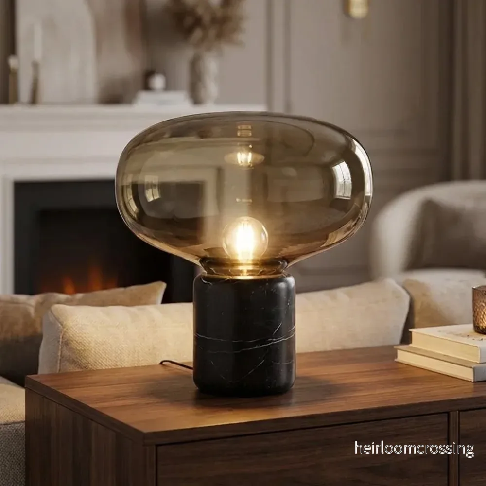 Postmodern bordslampa - Aurablock