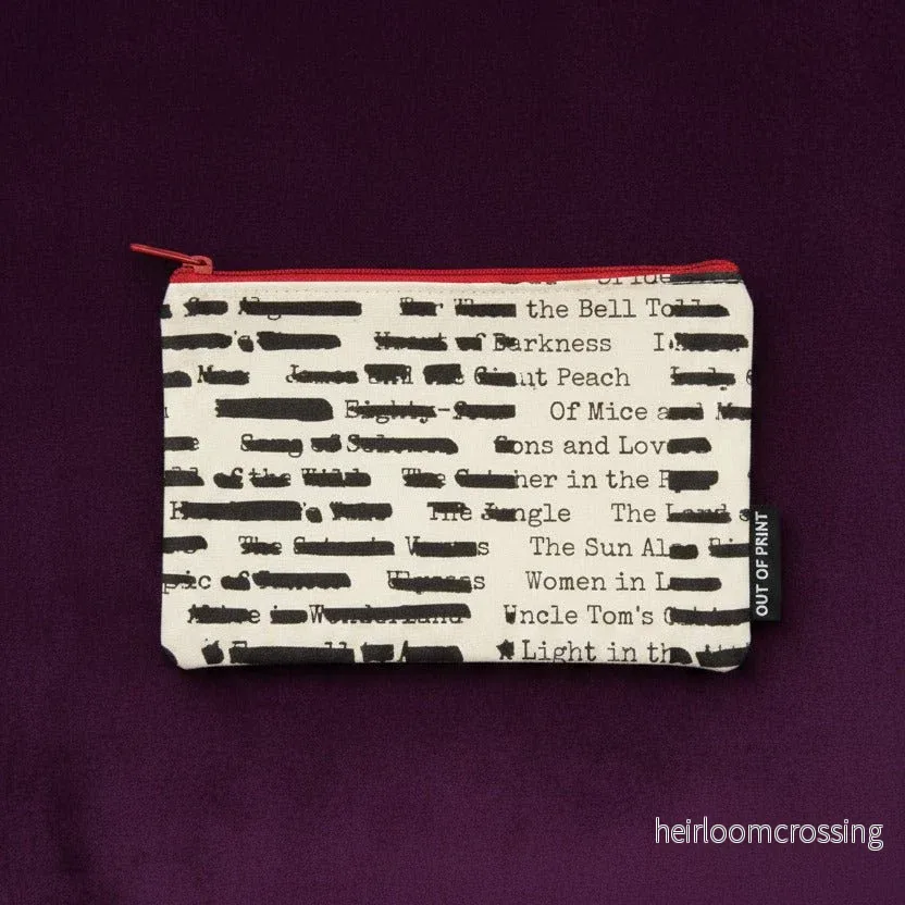 Banned Books Pouch Banned Books Pouch
